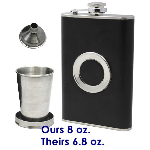 8oz pocket stainless - 8oz,